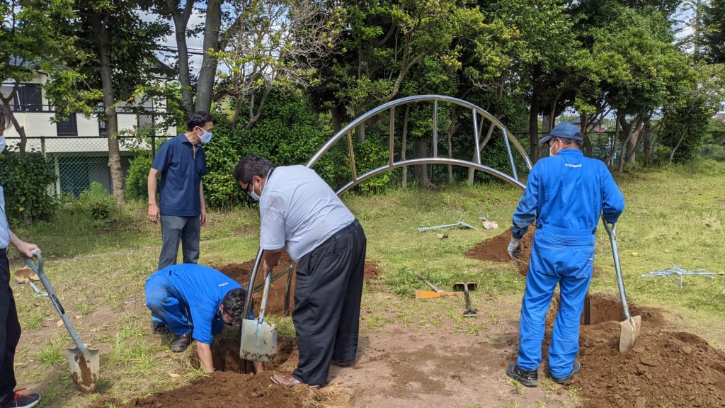 設置のようす